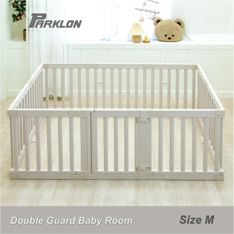 Parklon Double Guard Baby Fence Oatmeal Beige (M) Size: 1900 x 1300