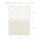 Parklon LaPure Jungle Friends Fabric Beige (M15) Size: 1900 x 1300 x 15mm