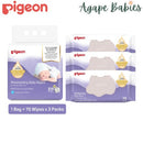 Pigeon Moisturizing Baby Wipes 70s 3In1 Fliptop