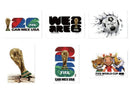 [2-Pack] Travelmall Officially Licensed FIFA World Cup 2026 Stickers (6 Pcs)