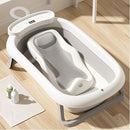 Lucky Baby Caly Collapsible Bath Tub W/Thermometer & Jelly Bath Support + Organizer Tray - 3 Colors