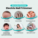 MyLO Astronaut Electric Nail Clipper Trimmer for Baby & Kids Astronaut (1yr Warranty ) - FOC 2 Paraben-Free Fever Cooling Patch Box