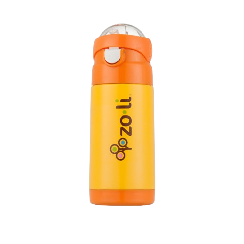 Zoli d.lite Vacuum Insulated Straw Drink Bottle 10oz - Orange