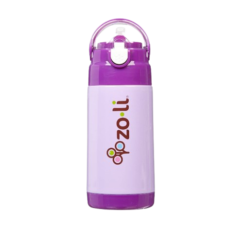 Zoli d.lite Vacuum Insulated Straw Drink Bottle 10oz - Purple