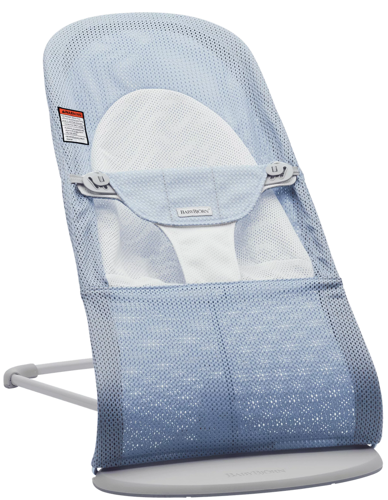 BabyBjorn Balance Soft Mesh Baby Bouncer Silver Frame Color