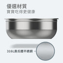 Puku Stainless Steel Shark Dining 5Pcs Set Children Table Ware - 2 Colors