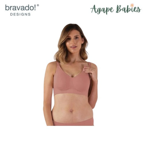 Bravado Designs Body Silk Seamless Nursing Bra - Sustainable - Roseclay