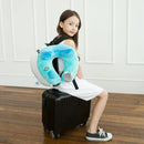 Travelmall 3D Inflatable Neck Pillow with Patented Pump - Rabbit