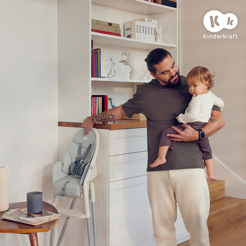 Kinderkraft High Chair Dinnly - Grey