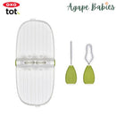 OXO Tot Breast Pump Parts Drying Rack With Detail Brushes (Green)