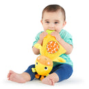 [2 Pack] Bright Starts Snuggle & Teethe Plush Peg - 2 Designs