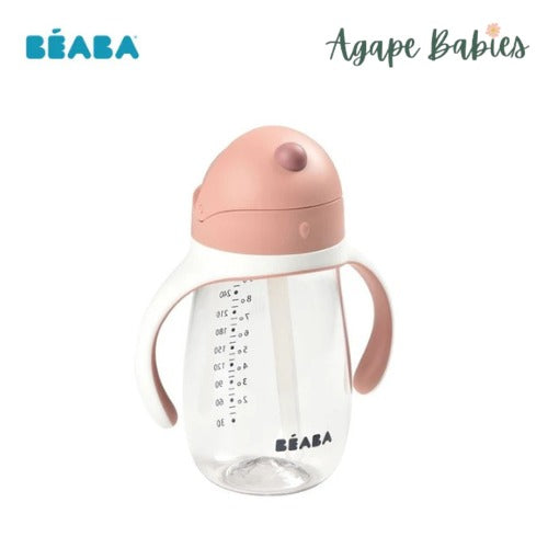 Beaba Straw Cup 300ml - Vintage Pink