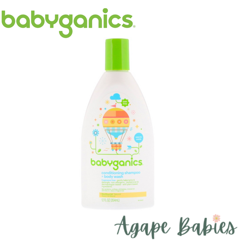 Babyganics Foaming Shampoo & Bodywash-Fragrance Free 16oz Exp: 05/23