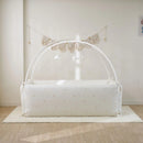 Lolbaby Cotton Embroidery Bumper Bed with Hanging Toy and Canopy (170x120x55cm) (Bundle Pack)- 6 Designs - ETA End Aug