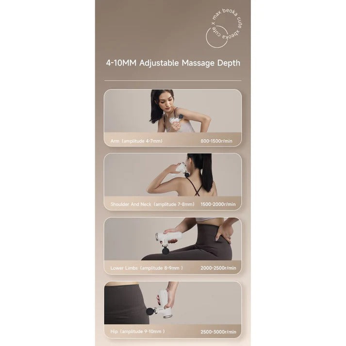 Beoka Cute X Max Massage Gun - 2 Colors