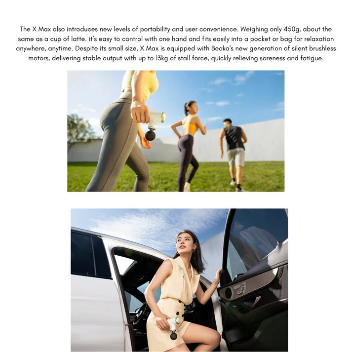 Beoka Cute X Max Massage Gun - 2 Colors