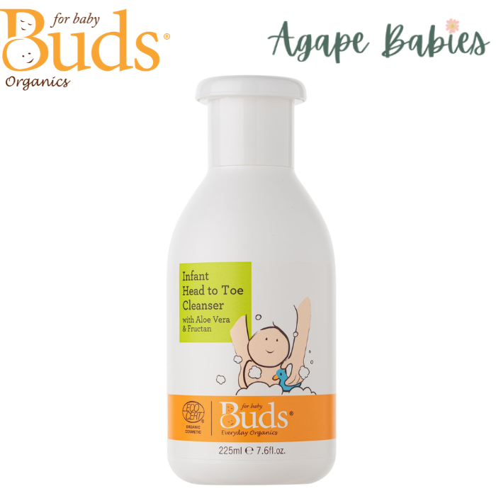 Buds Everyday Organics Infant Head to Toe Cleanser 225ml Exp: 05/26