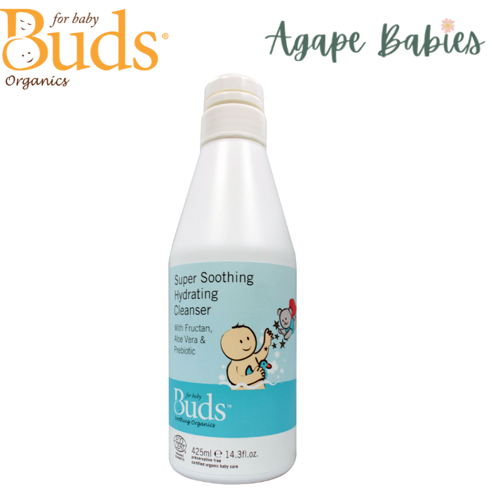 Buds Soothing Organics Super Soothing Hydrating Cleanser 425ml Exp: 03/26
