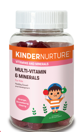 KinderNurture Children's Multi-Vitamin & Minerals, 120 gummies