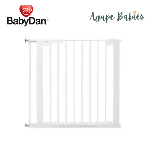 Baby Dan Premier Pressure Fit Safety Gate With 1 Extensions (White)