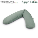 Theraline The Original Maternity and Nursing Pillow Cover - Melange Green Grey Bamboo