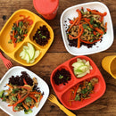  [Made in USA] Re-Play Divided Plates Set Of 3