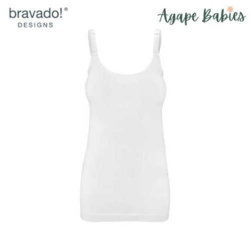 Bravado Classic Nursing Cami - White (4 Sizes)