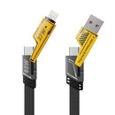 Travelmall Transformer Bumblebee 4-in-1 Intelligent Cable