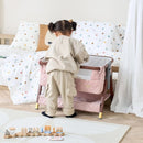 Tutti Bambini CoZee Luxe Mini Me Crib - Walnut/Blush