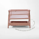 Tutti Bambini Cozee Zen Bedside Crib - 2 Colors