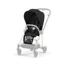 Cybex Mios Frame Matt Black + Seat Pack Sepia Black (Bundle Pack)