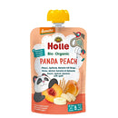 [Exp: 11/25] (Bundle of 6) Holle Organic Pouch - Panda Peach - Peach, Apricot & Banana with Spelt 100g - From 8 Months
