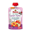 (Bundle of 6) Holle Organic Pouch - Berry Puppy - Apple & Peach with Fruits of the Forest 100g - From 8 Months