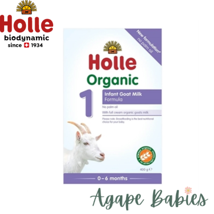 [Exp: 06/26] [Single Pack] Holle Organic Infant Goat Milk F1 400g DHA (from Birth - 6months)