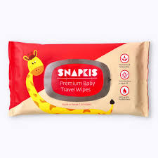 [8-Pack] Snapkis Premium Baby Travel Wipes (20 Wipes x 8 = 160pcs) Exp: 12/26