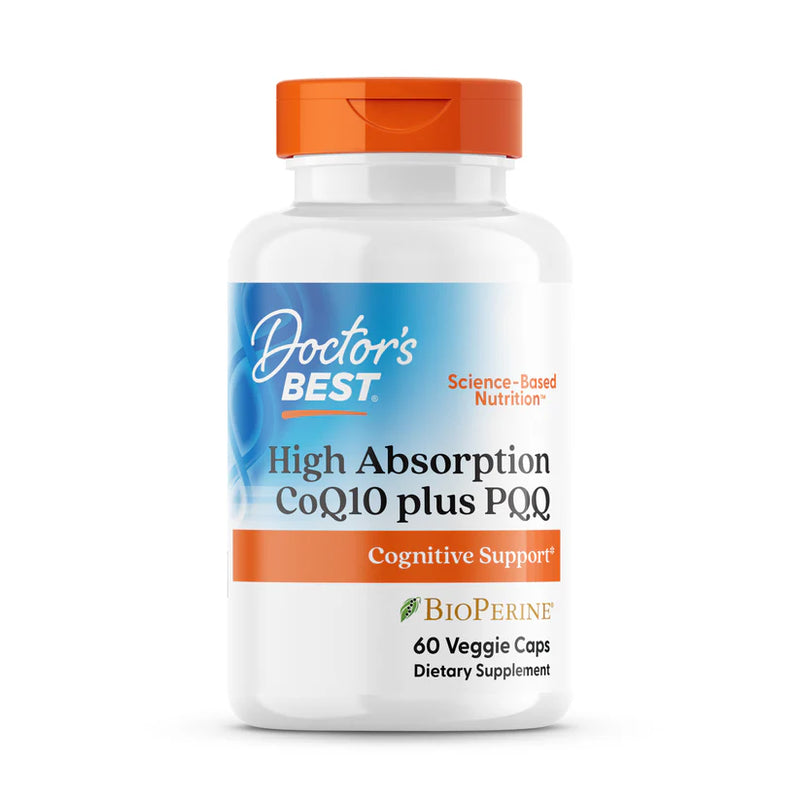 Doctor's Best CoQ10 plus PQQ with BioPerine, 60 vcaps. Exp: 01/27