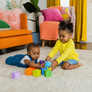 [2 Pack] Bright Starts KaleidoCubes 9 Stack & Squeeze Blocks