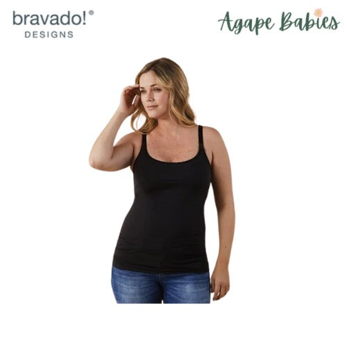 Bravado Classic Nursing Cami - Black (4 Sizes)