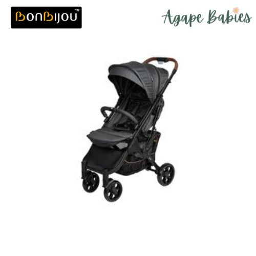 [1 Yr Local Warranty] Bonbijou Lux Stroller - Dark Grey