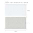 Parklon LaPure Double Herringbone Fabric Grey (XL15) Size: 2350x1400x15mm