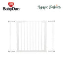 Baby Dan Premier Pressure Fit Safety Gate With 2 Extensions (White)