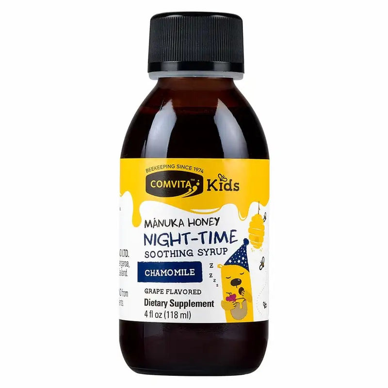 Comvita Kids Night-Time Soothing Syrup- Grape Flavour, 118 ml