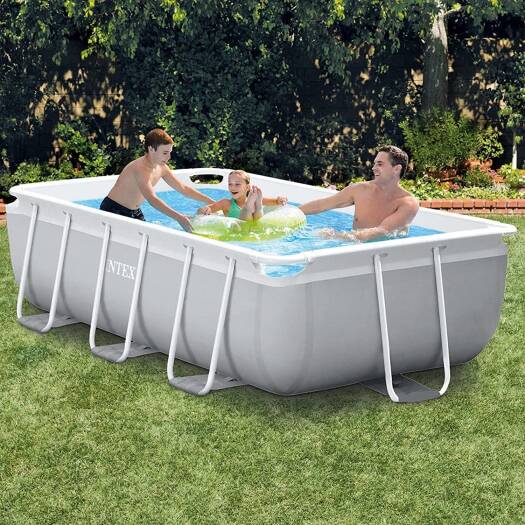 INTEX Prism Frame Rectangular Pool Set (3m x 1.75m x 80cm)