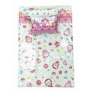 Puku Playpen Mattress With Pillow And Bolster Set (26x38x2 inches) - Music Pink