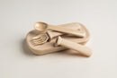Hegen Multi-stage Fork and Spoon PPSU with Case Taupe
