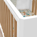 Tutti Bambini Fika Mini Cot Bed - White/Light Oak