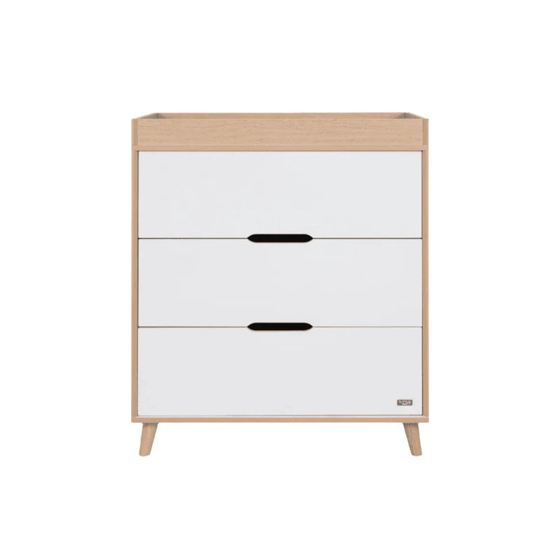 Tutti Bambini Fika Chest Changer - White/Light Oak