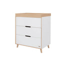 Tutti Bambini Fika Chest Changer - White/Light Oak