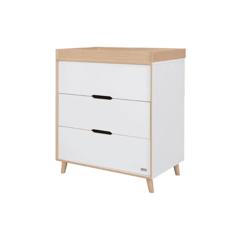 Tutti Bambini Fika Chest Changer - White/Light Oak
