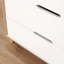 Tutti Bambini Fika Chest Changer - White/Light Oak